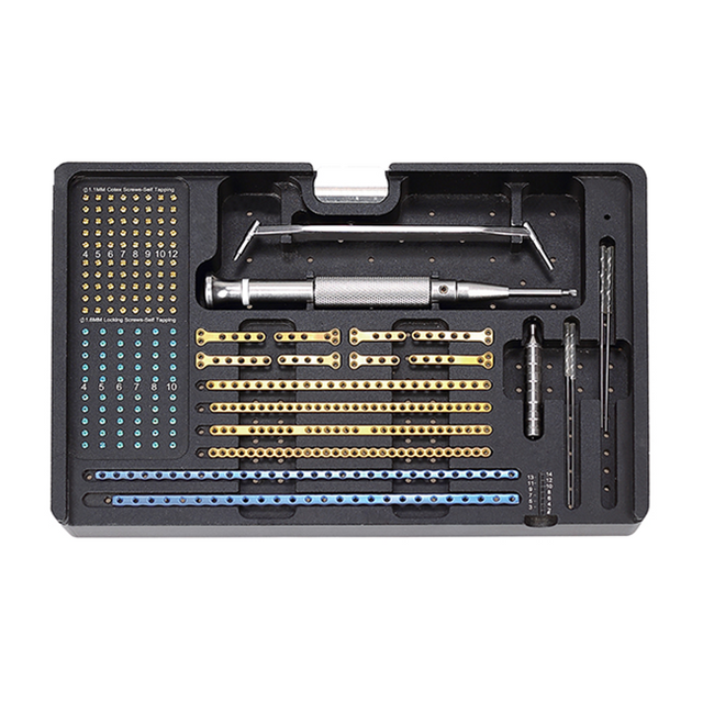 Комплект инструментов с фиксирующей пластиной 1,6 мм