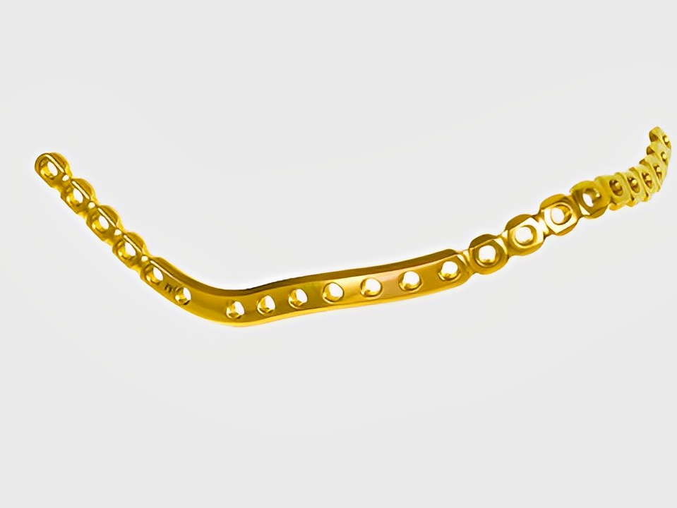 Анатомическая фиксирующая пластина для челюстно-лицевой реконструкции