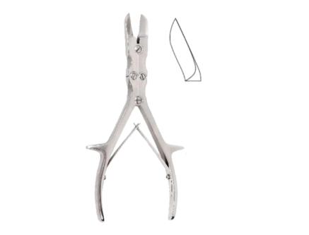 Ножницы для костей с двойным суставом