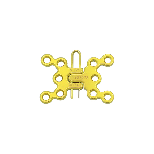 Блокирующая пластина с грудиной с клип-v