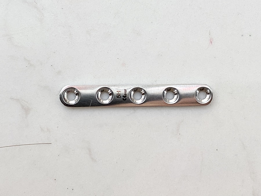 Пластина для пальцев (плюсневая) (прямая)