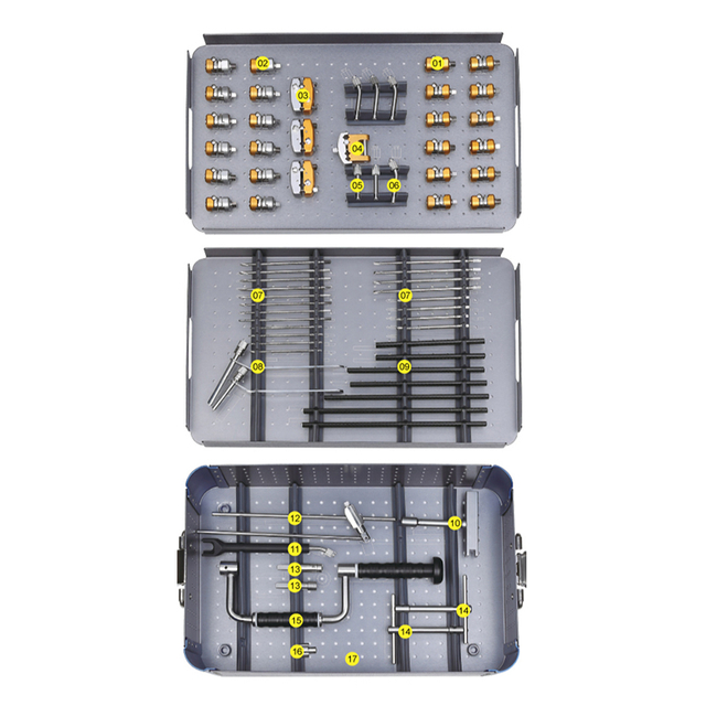 Hoffmann Type Малый фрагмент внешний фиксатор набор приборов 7100-01